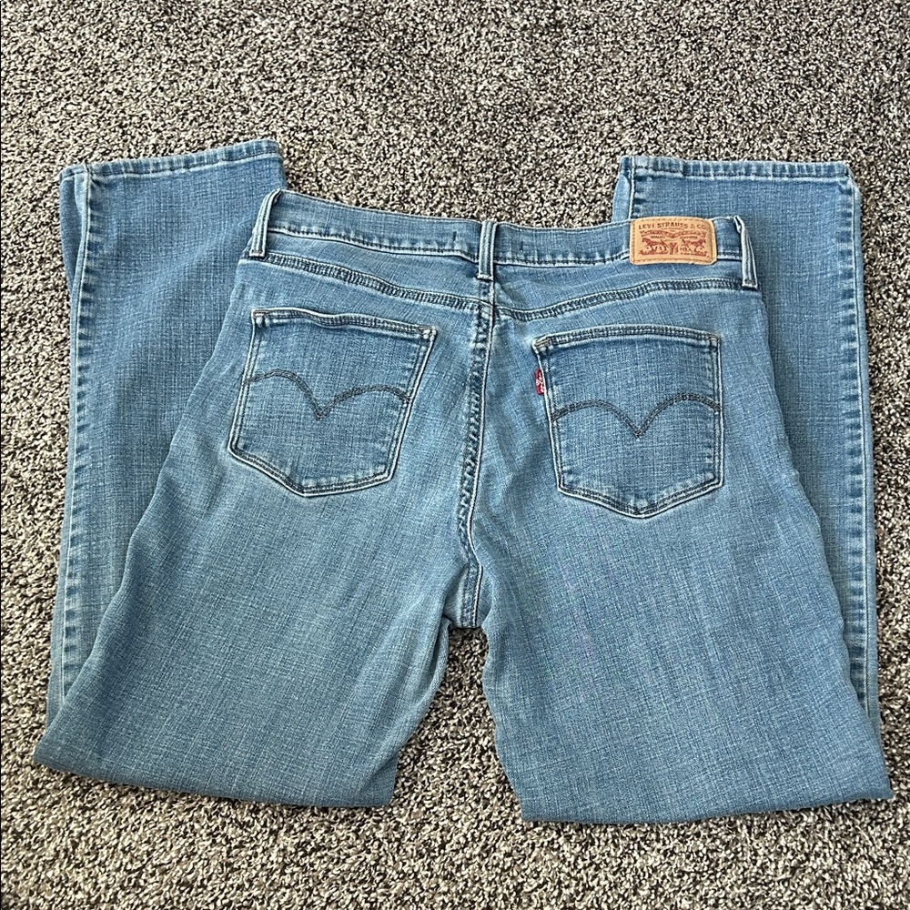 Levi Strauss Slimming Straight Jeans